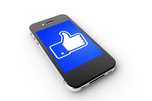 Facebook Smartphone — Stock Photo, Image