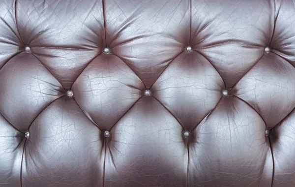 Travesseiro de couro marrom — Fotografia de Stock