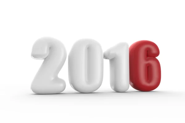 2016 geïsoleerd — Stockfoto