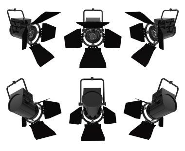 Spot beyaz arka plan üzerinde