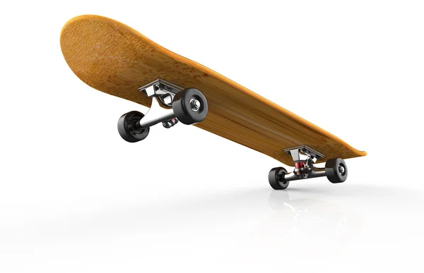 Skateboard su sfondo bianco — Foto Stock