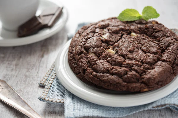 Biscuit brownie au chocolat — Photo