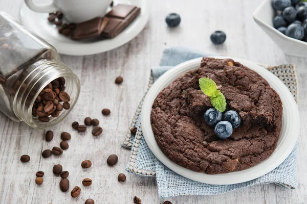 Čokoládové sušenky cookie — Stock fotografie