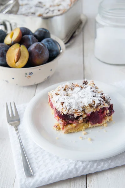 Pastel de ciruela dulce —  Fotos de Stock