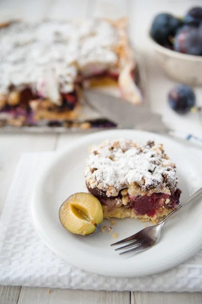 Zoete plum cake — Stockfoto