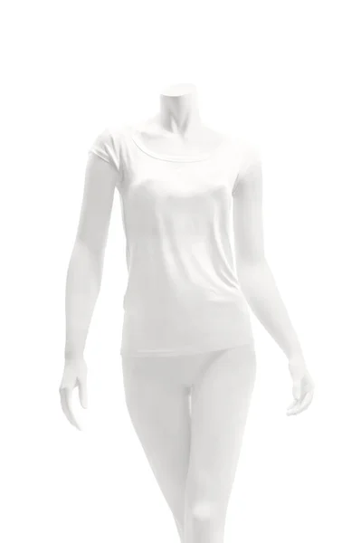 Mannequin Femme Isolé Sur Fond Blanc — Photo