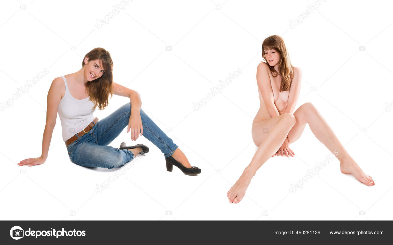 Casual nudity women