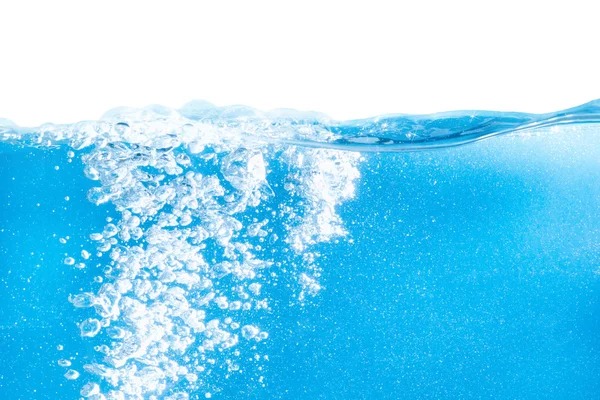 Fresh water background with air bubbles — Stock Photo, Image