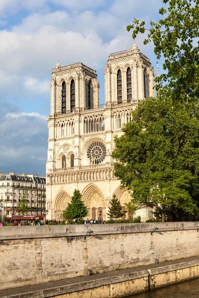 Kathedrale Notre Dame in Paris, Frankreich lizenzfreie Stockfotos