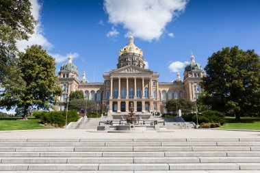 des Moines, Iowa capitol.