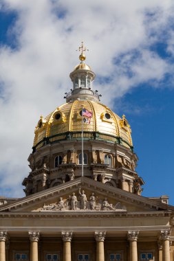 des Moines, Iowa capitol.