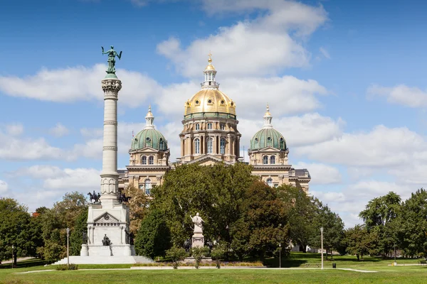 Des Moines, Iowa capitol. — Stok fotoğraf