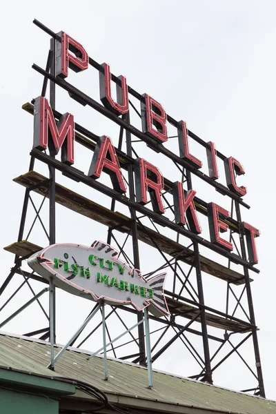 Pike local mercado, seattle, washington — Fotografia de Stock