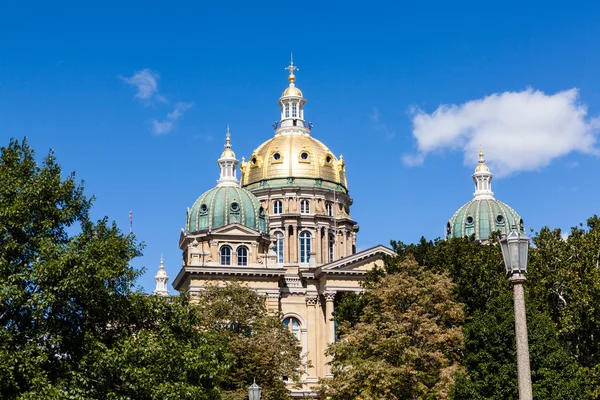 Capitólio de Iowa em Des Moines . — Fotografia de Stock