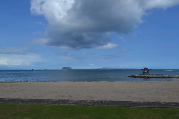 Bali Nusa Dua Beach Okyanus Manzaraları (Endonezya) — Stok fotoğraf