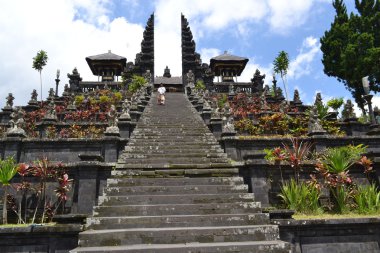 Bessakih sakral tapınakta Bali Adası