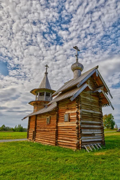 Дерев'яні церкви на острові Kizhi — стокове фото