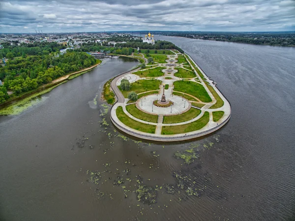Vista aérea de Yaroslavl — Fotografia de Stock