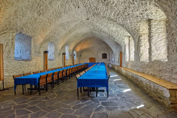 Ristorante Reale (Mensa) in un Castello — Foto Stock