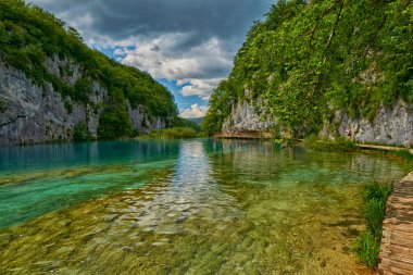 Doğal Plitvice Gölleri Milli Parkı görünümü