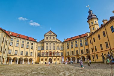 Nesvizh, Beyaz Rusya - 29 Temmuz: doğal Nesvizh Castle Belarus