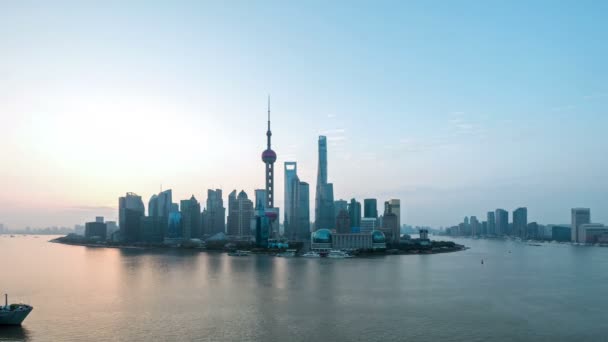 A sunrise Shanghai — Stock videók