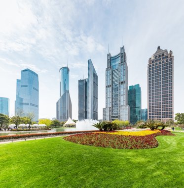 modern binalar ile Merkezi Grönland Şanghay