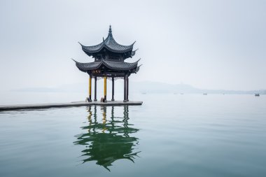 Hangzhou göl köşk 