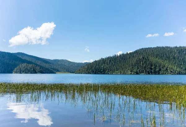 Schöner Shudu-See ist ein alpiner See — Stockfoto