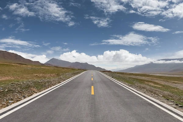 Beautiful Road Plateau Scenery — Stock Photo, Image