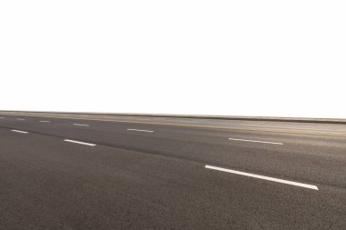 kırpma yolu ile beyaz üzerinde izole yol