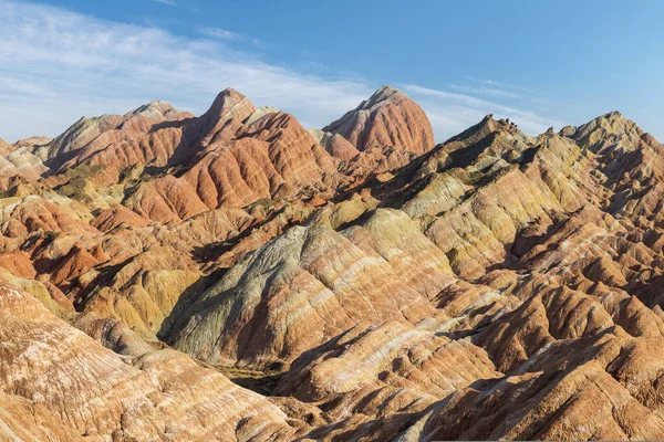 Färgglada Berg Zhangye Danxia National Geological Park Gansu Provinsen Kina — Stockfoto