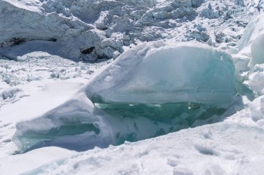 güzel sapu buzulu, Biru ilçesine yakın, nagqu bölgesi, tibet özerk bölgesi, Çin