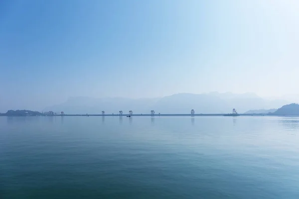 Embalse Las Tres Gargantas Ciudad Yichang Provincia Hubei China — Foto de Stock