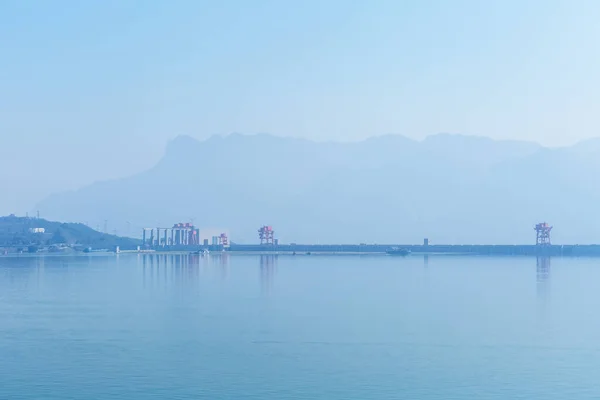 Reservoir Van Drie Kloven Yichang Stad Provincie Hubei China — Stockfoto