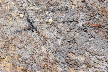 Yağlı boya kısmi yakın plan, pürüzlü tuval dokusu arka plan