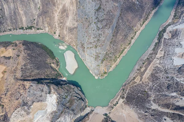 Nujiang Rivier Close Van Boven Chayu Provincie Nyingchi Stad Tibet — Stockfoto