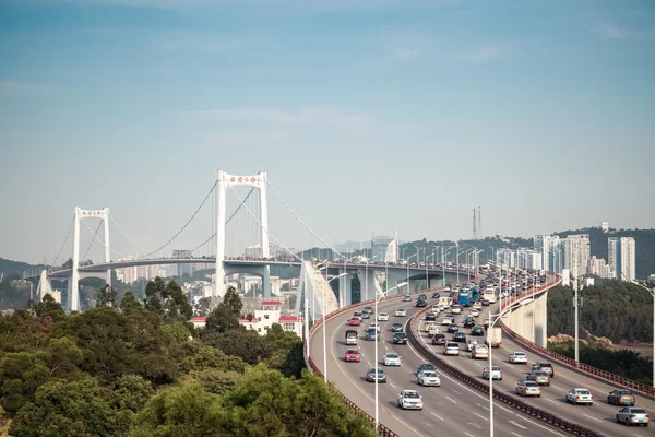 Chinese xiamen haicang brug — Stockfoto