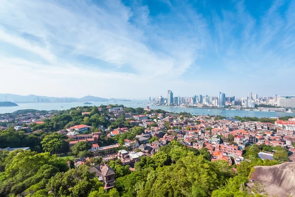 Vogelperspektive auf die Insel Gulangyu — Stockfoto