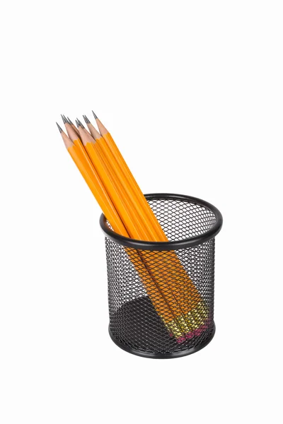 Pote de lápis — Fotografia de Stock