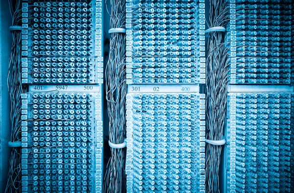 Telephone wires panel — Stock Photo, Image