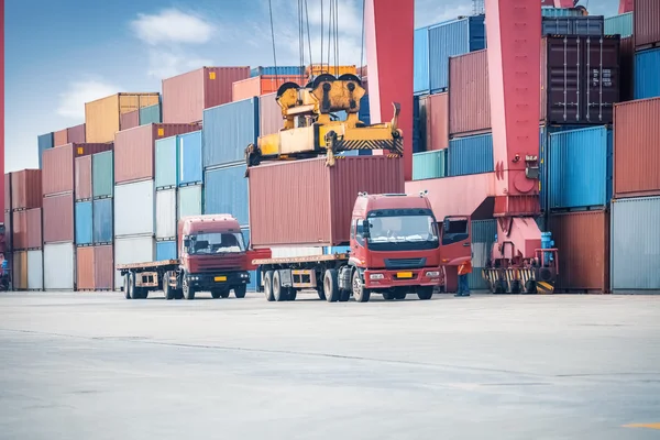 Container transportområde — Stockfoto
