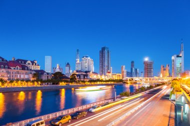 Tianjin gece görünümü