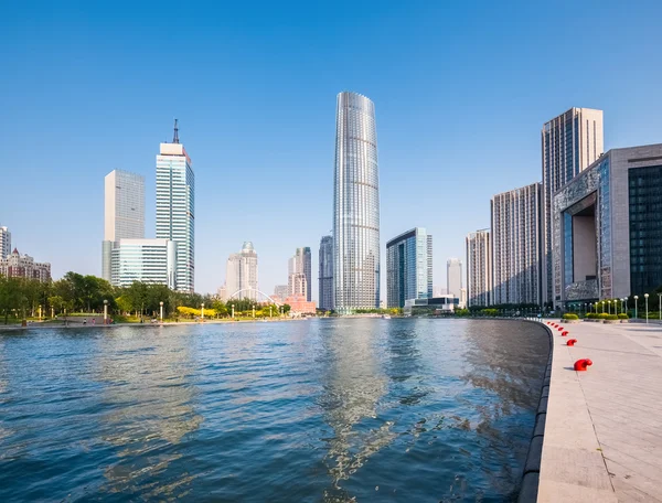 Beautiful coastal city of tianjin — Stock Photo, Image