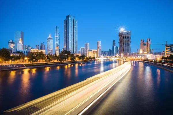 Tianjin at night — Stock Photo, Image