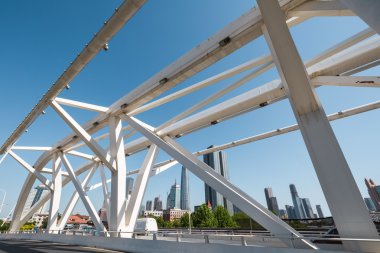 Tianjin ilerleme köprü portre