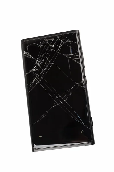 Teléfono móvil roto — Foto de Stock