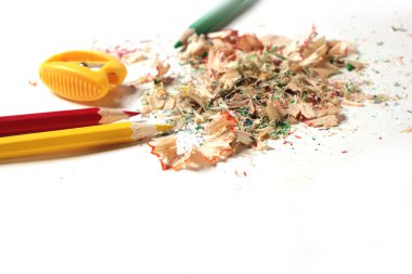 kalemtıraş talaşı ile