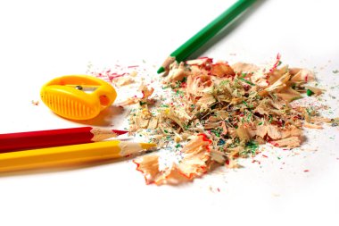 kalemtıraş talaşı ile