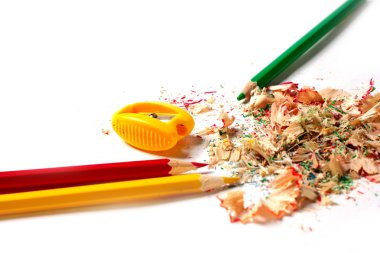 kalemtıraş talaşı ile